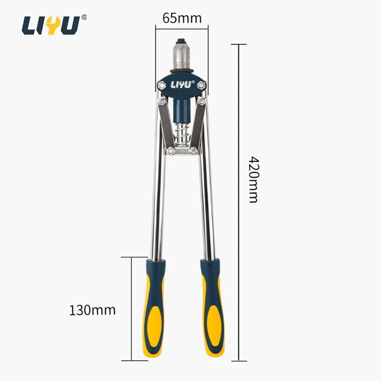 Double-handle Rivet Gun Manual Labor-saving Household Rivet Gun Manual Core Pulling Grab Artifact 17-inch suppliers