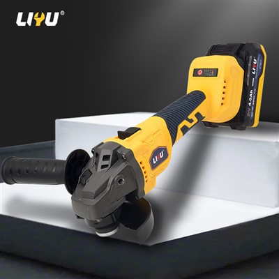 21V Fırçasız Lityum Pil Açı Öğütücü Parlatma Makinesi Parlatma Makinesi Şarj Çok Fonksiyonlu Kesme Makinesi Açılı Taşlama 100mm